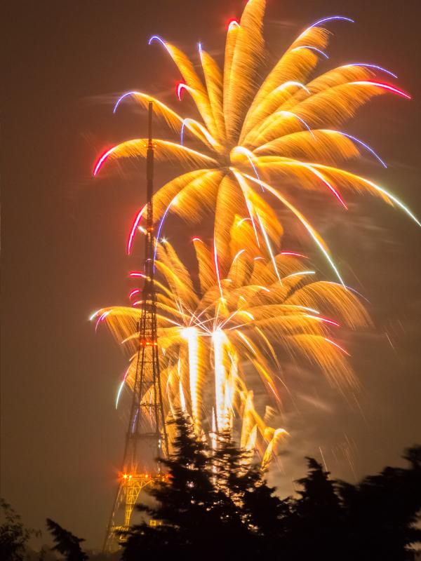 Bonfire night fireworks