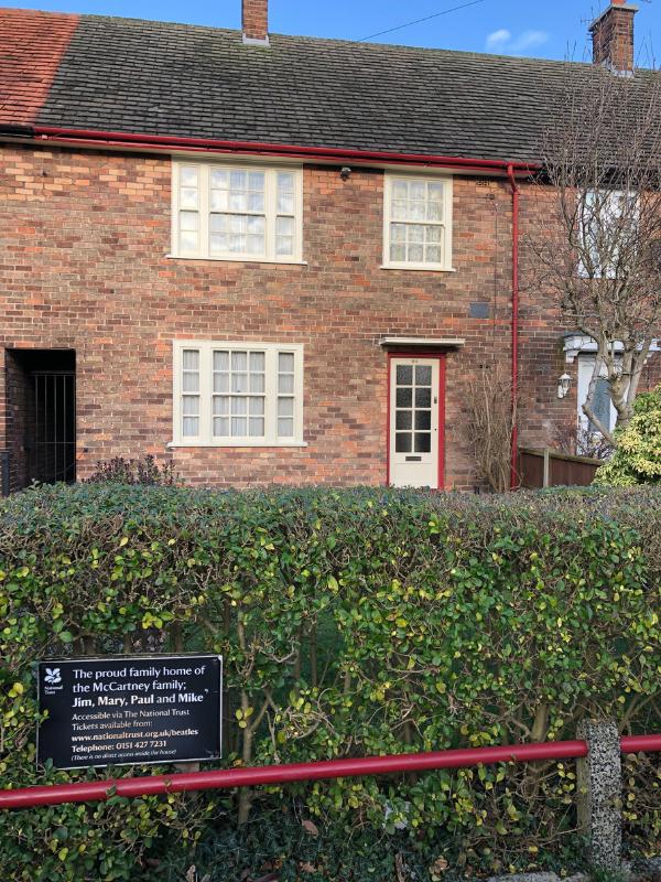 The Beatles in Liverpool Paul McCartneys home