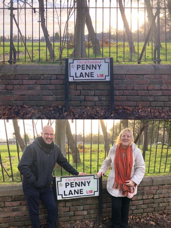 The Beatles in Liverpool Penny Lane