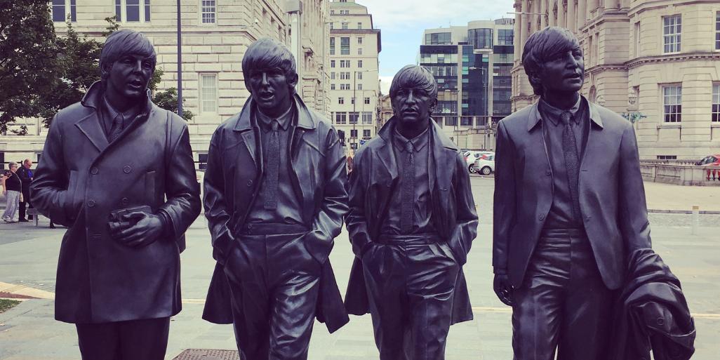 The Beatles in Liverpool.
