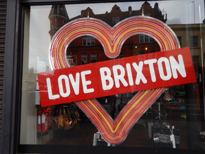 Love Brixton sign.