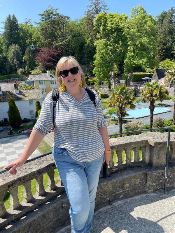 Tracy at Port Meirion