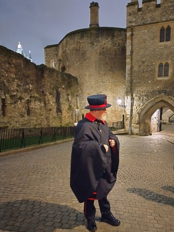 Our yeoman warder guide Pete
