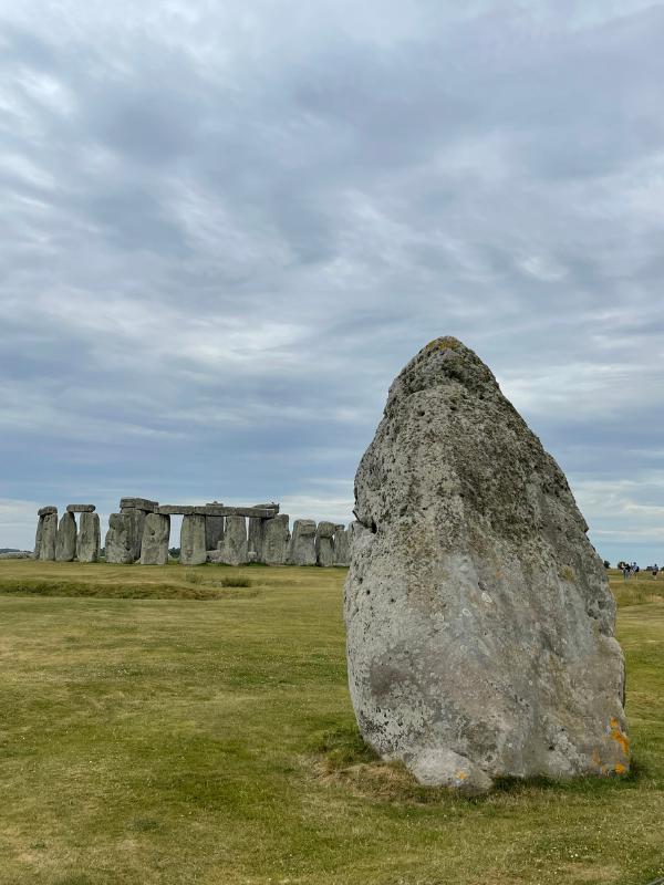 The heel stone at Stonehenge.