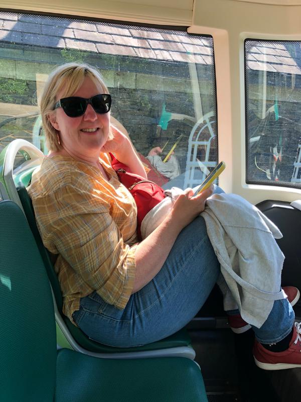 Lake District tracy on bus
