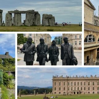 a collage of places to visit in England