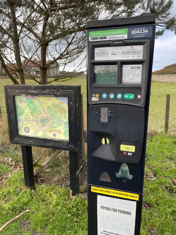 Parking at Bamburgh Castle