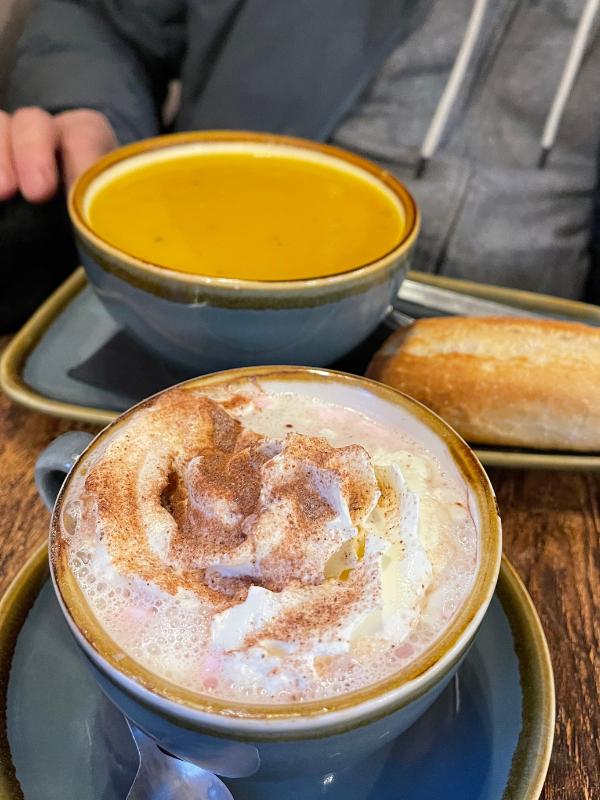 Soup at Bamburgh Castle