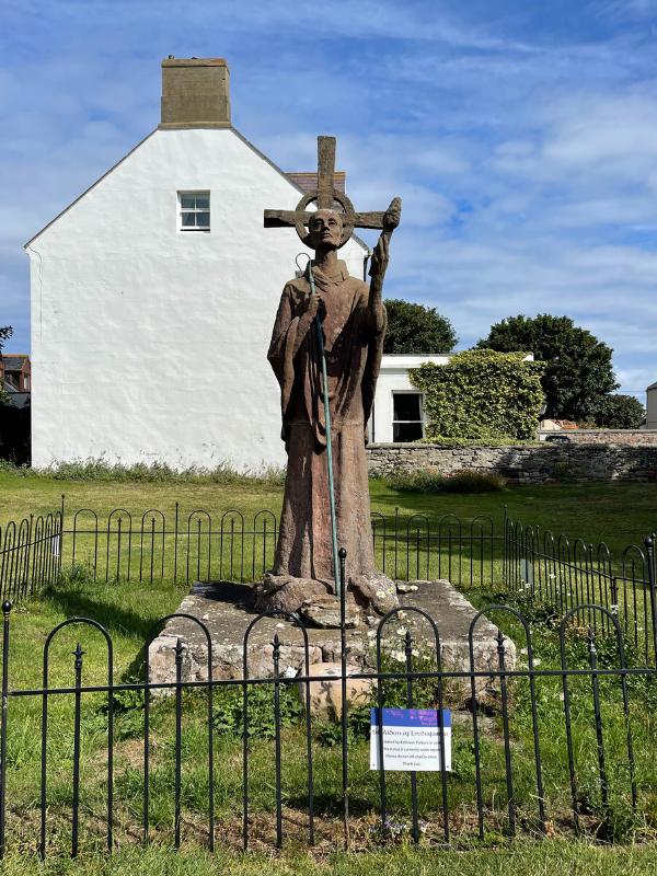 Statue at Holy Island