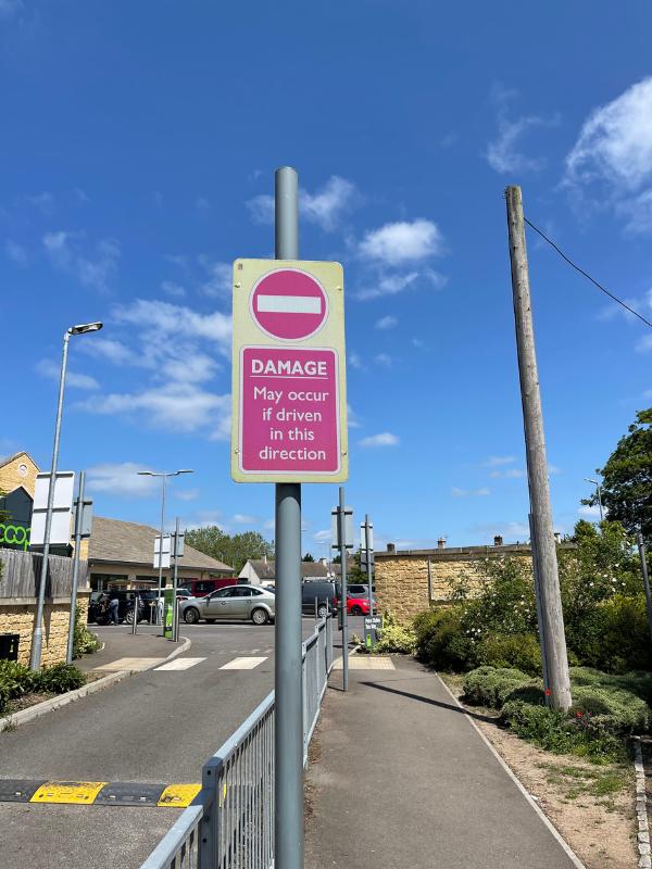 Sign in the Cotswolds