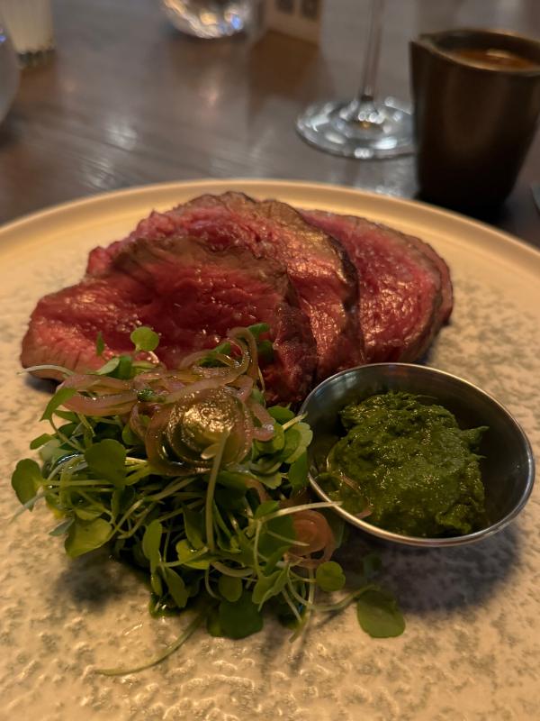 Steak at the Hotel Indigo Chester