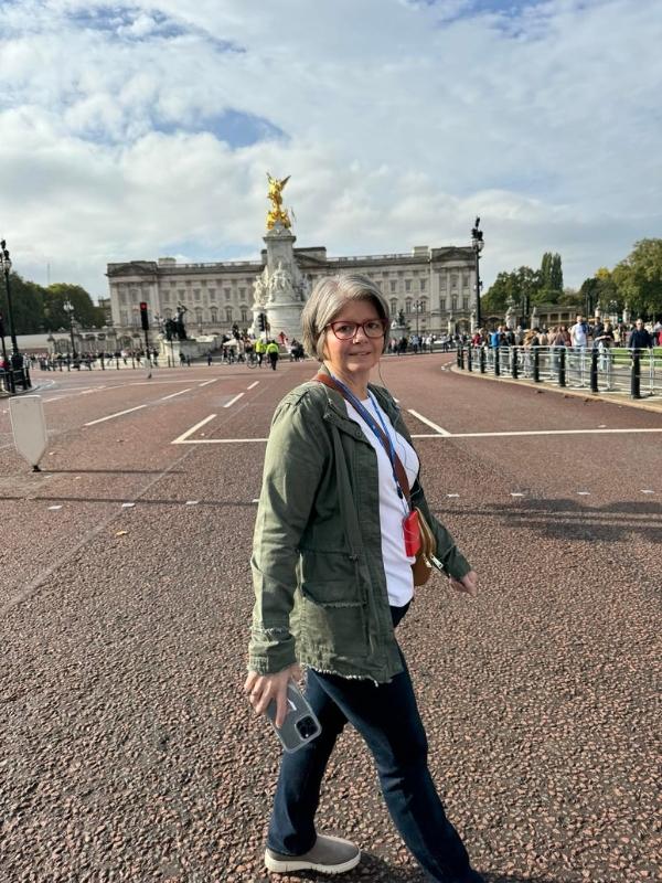 Melissa at Buckingham Palace