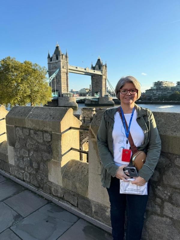 Melissa at Tower Bridge