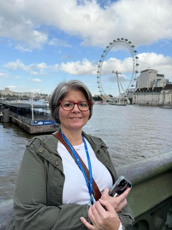 Melissa at the London Eye