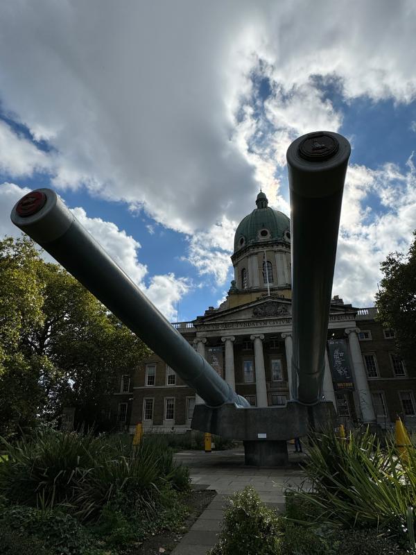 Guns outside the IWM London