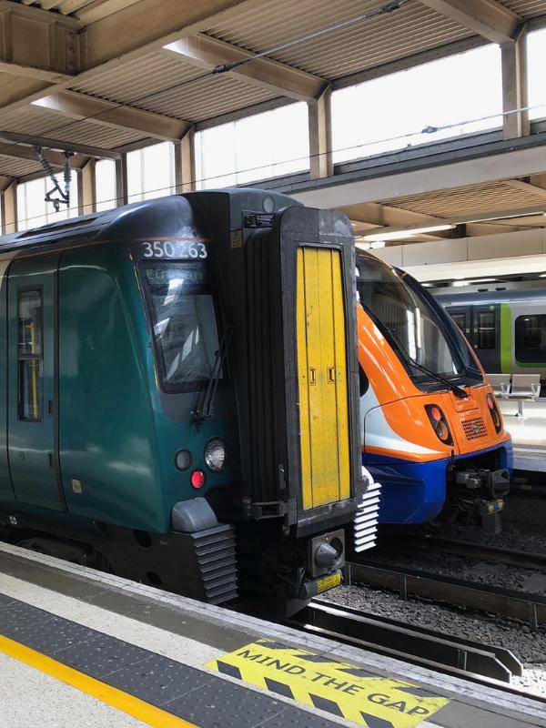 Two trains.
