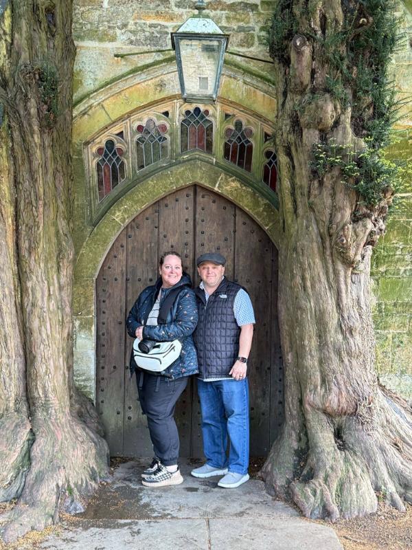 Kristen and her husband at Stow