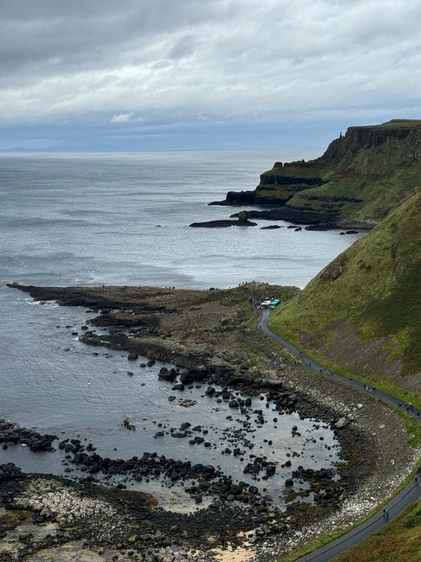 Giants Causeway view from cliffs