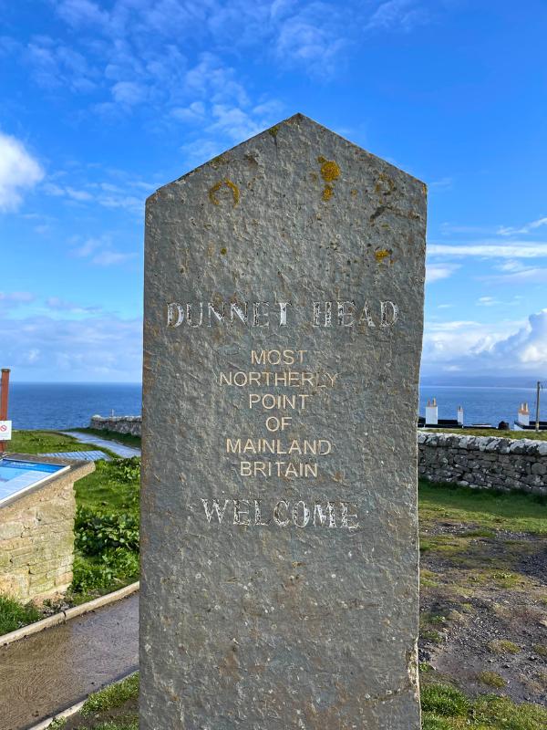 Dunnet Head stone.