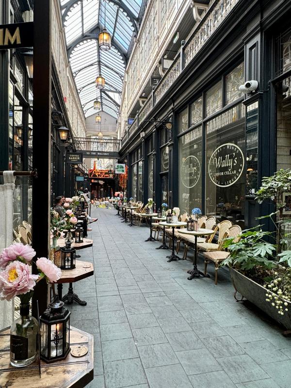Victorian arcade Cardiff