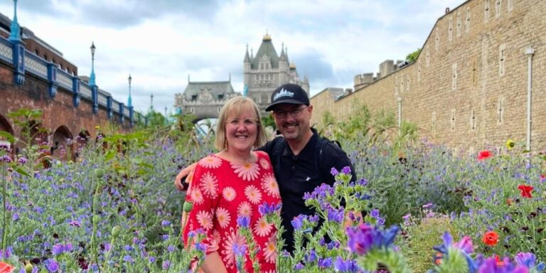 Tracy and Doug at the Tower of London