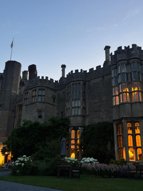 thornbury castle exterior twilight