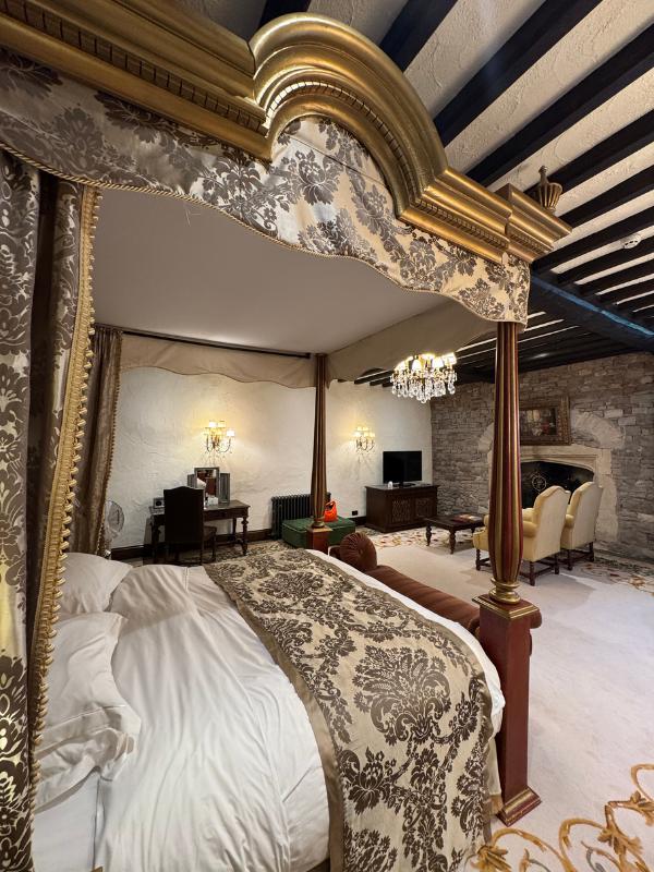 thornbury castle four poster canopy detail