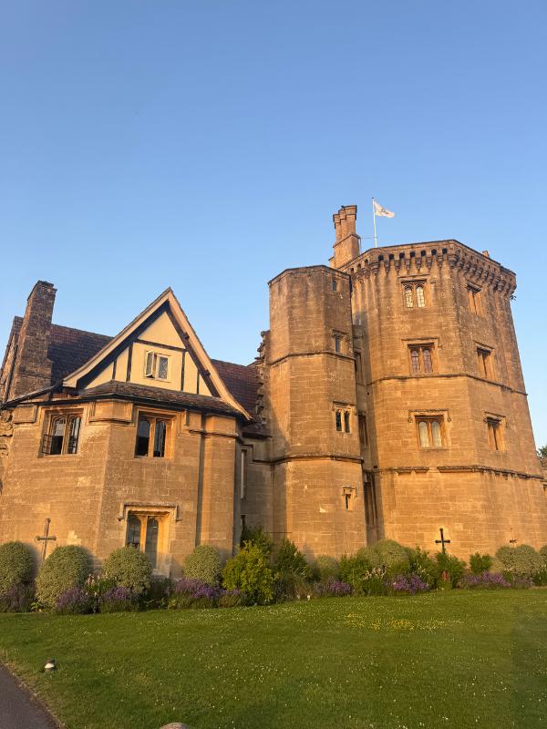 thornbury castle tower golden hour