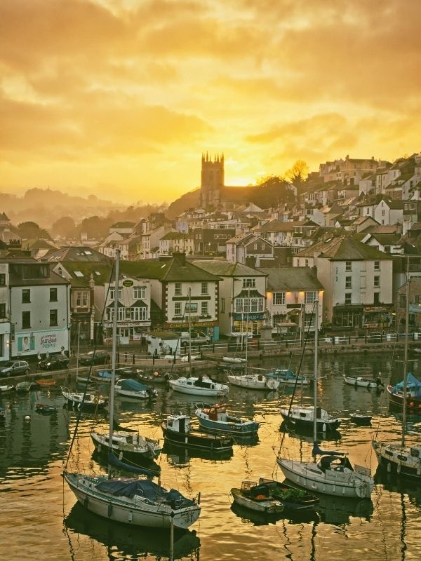 Brixham Sunset in October
