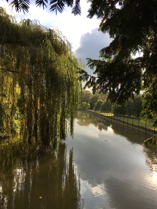 Sudeley Castle river in gardens