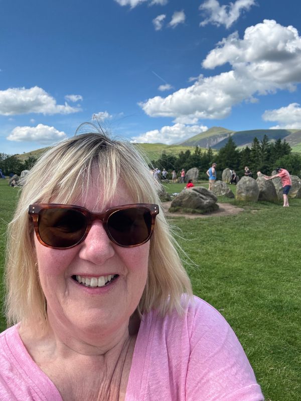 Castlerigg Stone Circle near Keswick on the summer solstice
