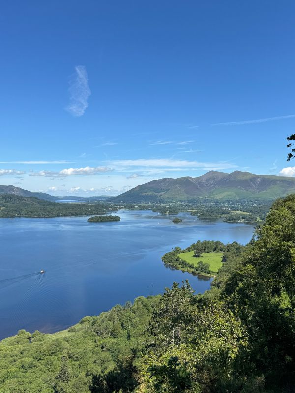 Derwentwater and the fells near Keswick