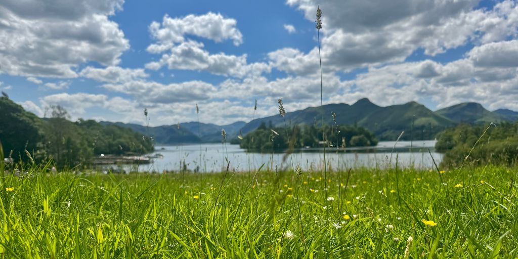 View over Derwent Water in the Lake District