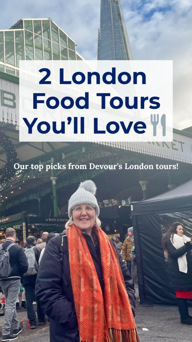 🍴 Food tours are our favourite way to experience London!

We joined two of Devour’s incredible food tours and loved every minute:
🍻 Tastes, Tales & Traditional Ales – historic pubs + great stories
🧀 Borough Market & Beyond – from sausage rolls to oysters!

It’s more than just food — it’s culture, history, and unforgettable local insight.

💬 Want to know more?
Comment “Devour” below and I’ll DM you all the details — including how to book and where to listen to our podcast with Charley from Devour! 🎧

#outandaboutwithuktravelplanning #uktravelplanning #uktravelplanningpodcast #uktravel #visitbritain #travelpodcast #visitlondon #uktravelblogger